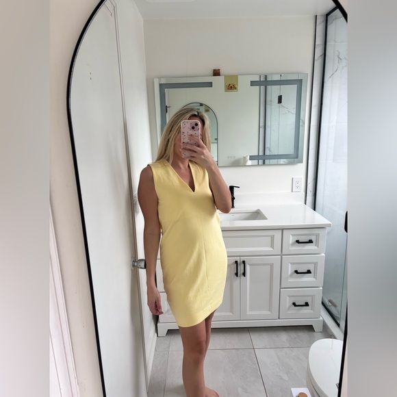 Ninety Percent Piper Butter Yellow Organic Cotton Interlock Dress NWT - Picture 10 of 13